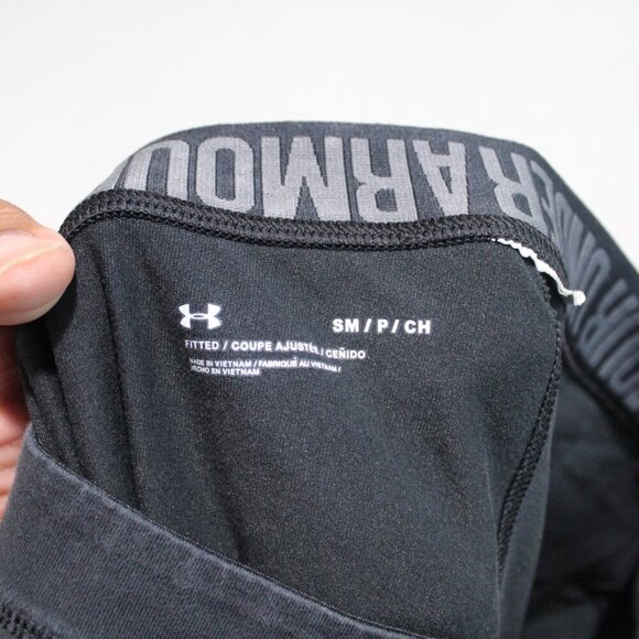 Under Armour Women Black Leggings Running Size Heatgear Size Small - Picture 9 of 10